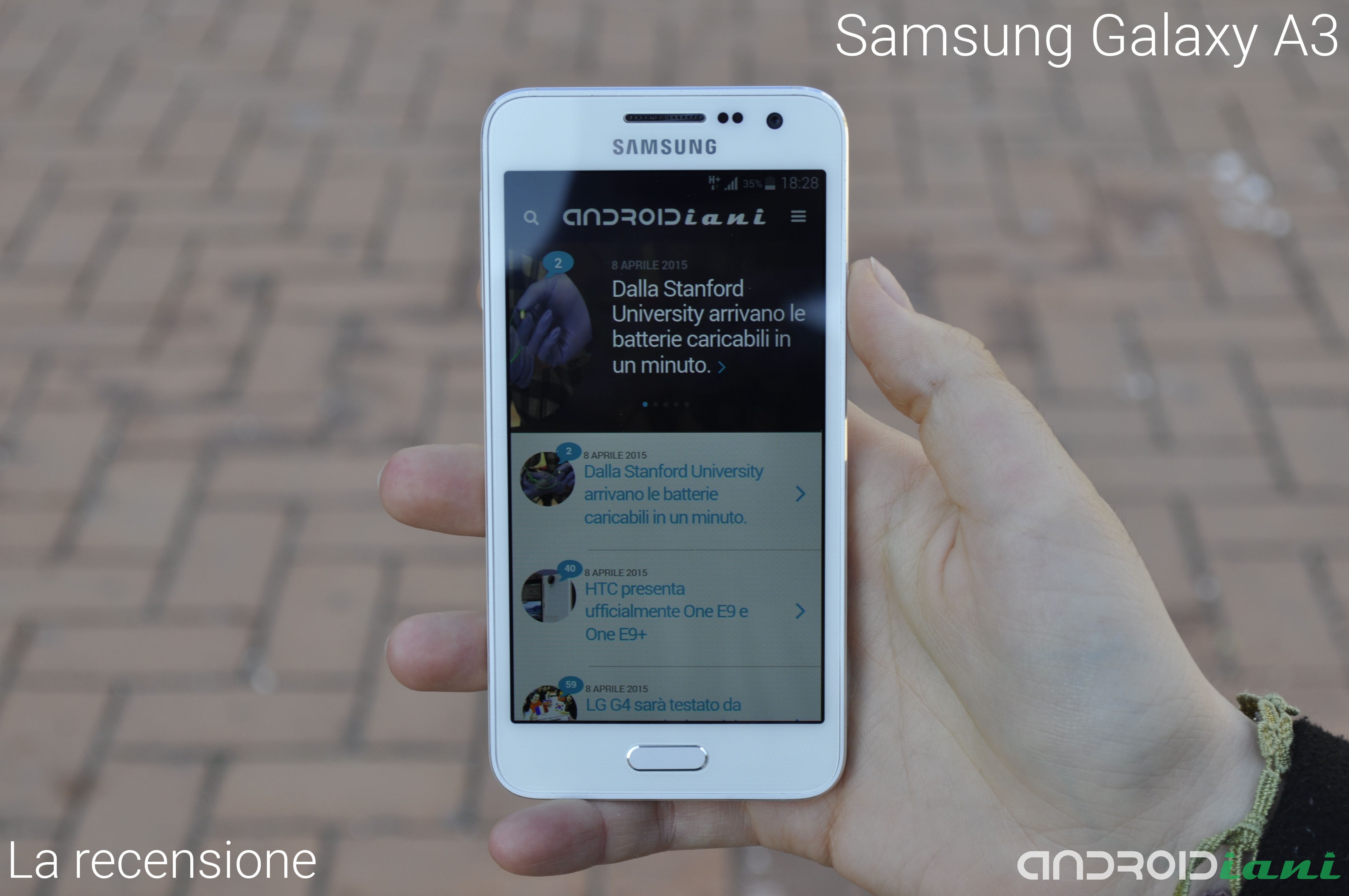 Samsung Galaxy A3: La recensione di Androidiani.com