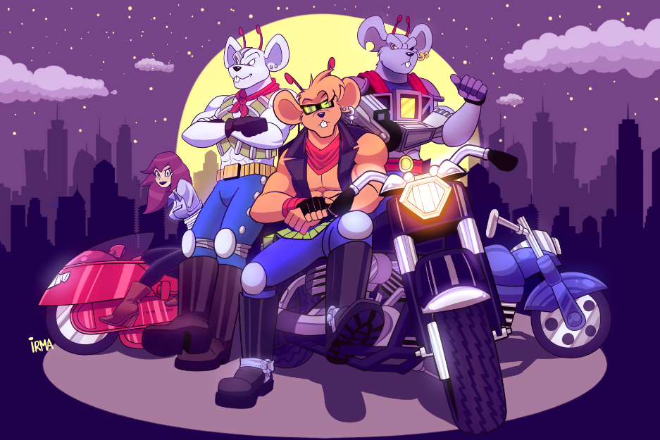Biker Mice from Mars: è arrivato su Android il videogame dei topi centauri  - Androidiani.com
